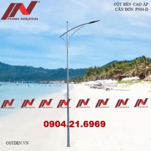Cột đèn cao áp cần đơn PN04-D