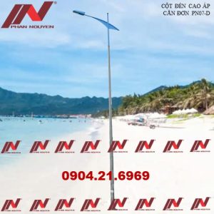 Cột đèn cao áp cần đơn PN07-D