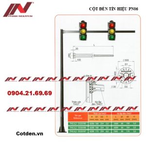 Cột đèn tín hiệu giao thông PN06