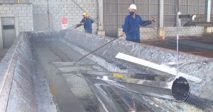 Quy trình sản xuất cột đèn cao áp