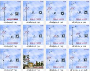 Tổng hợp các mẫu cột đèn cao áp Phan Nguyễn