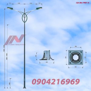 Cột đèn cao áp tại An Giang
