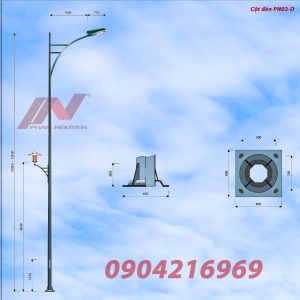 Cột đèn cao áp tại Bà Rịa - Vũng Tàu