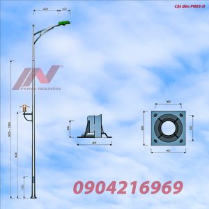 Phan Nguyễn công ty sản xuất, phân phối Cột đèn cao áp, cột thép mạ tại Hưng Yên