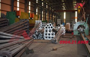 Cột đèn cao áp tại Ninh Thuận