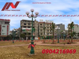 Cột đèn sân vườn tại Cao Bằng