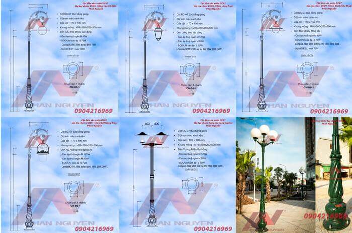 Phan Nguyễn cung cấp cột đèn sân vườn đẹp, giá tốt