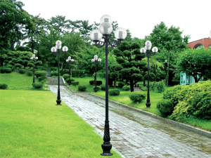 Trụ đèn sân vườn tại Quảng Ngãi