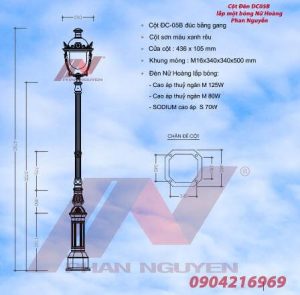 Phan Nguyễn cung cấp trụ đèn trang trí sân vườn tại Tây Ninh