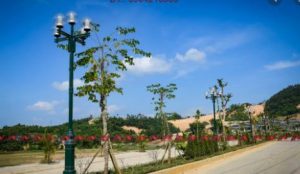 Trụ đèn trang trí sân vườn tại Kiên Giang