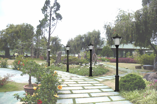 Cột đèn trâng trí sân vườn tại Vĩnh Phúc