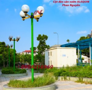 Cột đèn sân vườn Arlequin lắp đèn Compact
