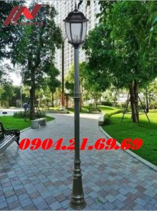 Cột đèn sân vườn PINE lắp đèn chùa sân vườn