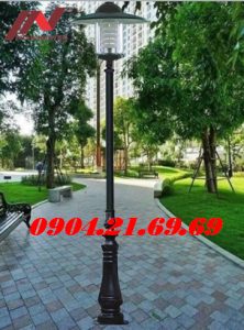 Cột đèn sân vườn DC06 lắp 1 bóng
