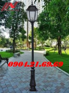 Cột đèn sân vườn DC06 lắp compact