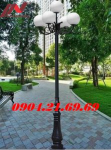 Cột đèn sân vườn DC06 lắp bóng Son