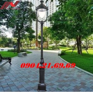 Cột đèn sân vườn DC05B lắp 1 bóng